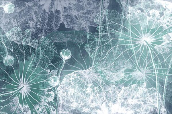 Blue Flowers - Mural Wallpaper - Image 3