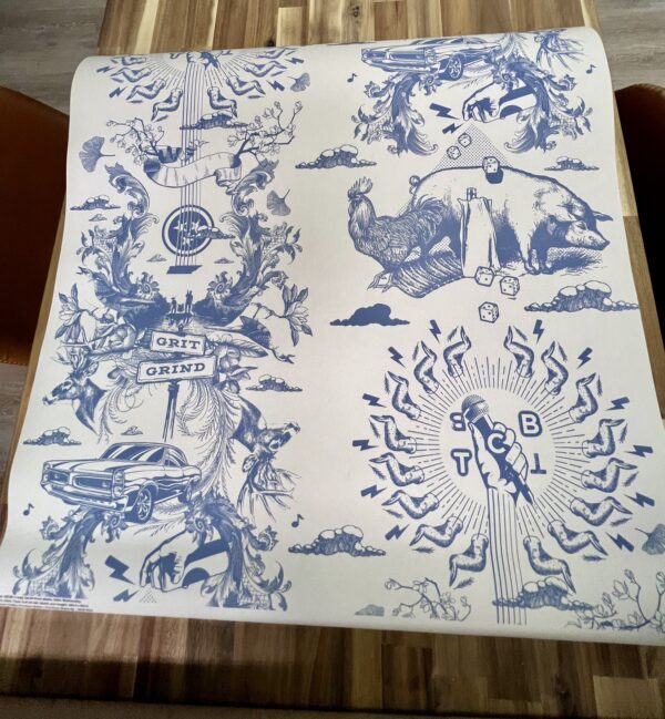 Memphis Toile - Still Life Wallpaper - Image 7