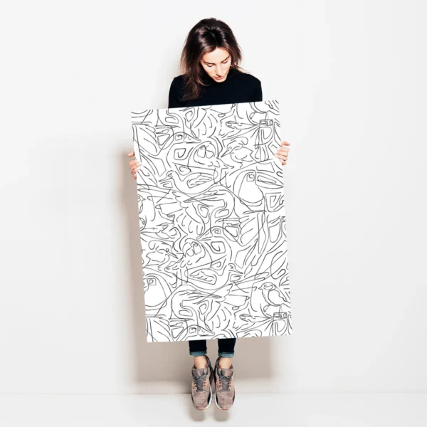 Aviary - Sketch Wallpaper - Image 4